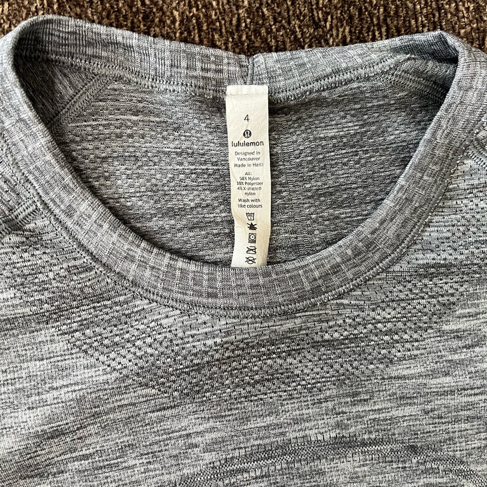 Grey lulu long sleeve